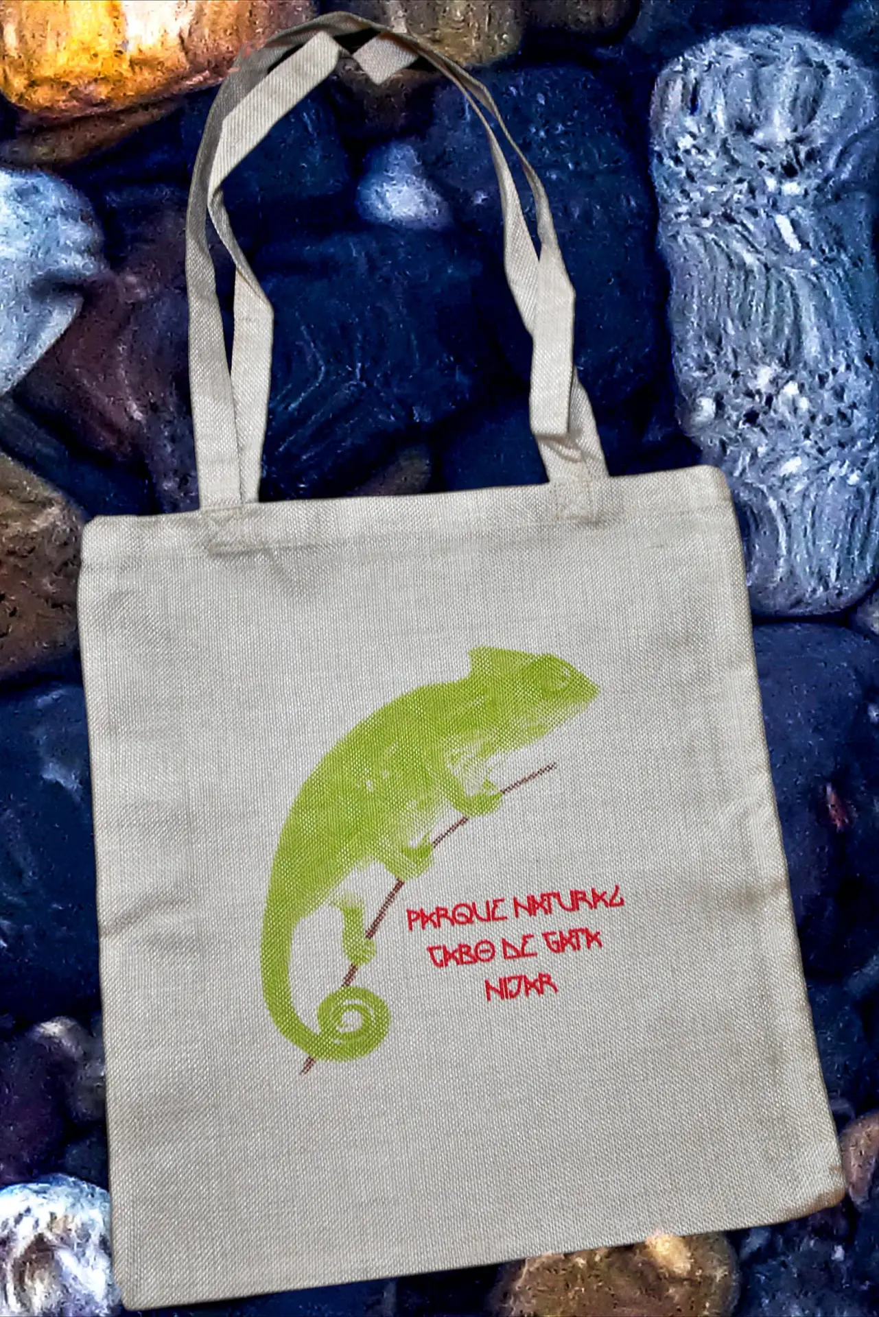 Totebag camaleón